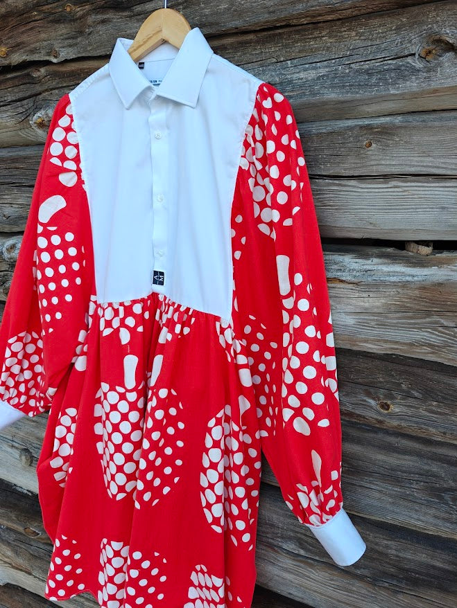 She He Dress Punainen Optinen omena