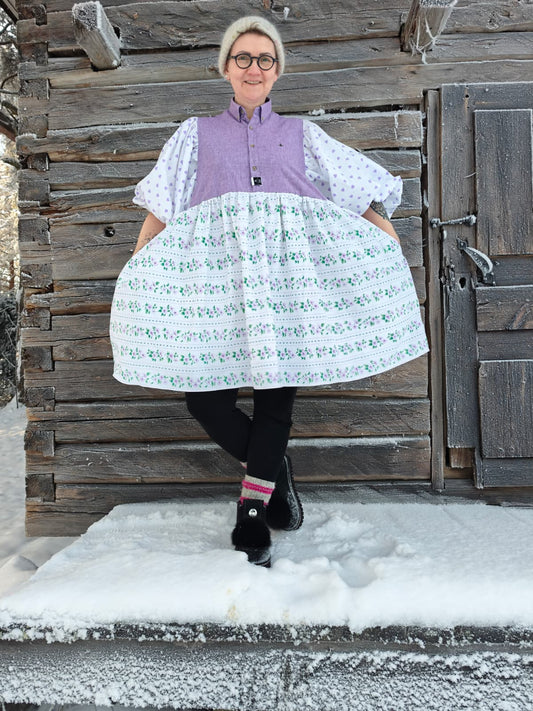 She He Dress Toinen Liila sydän