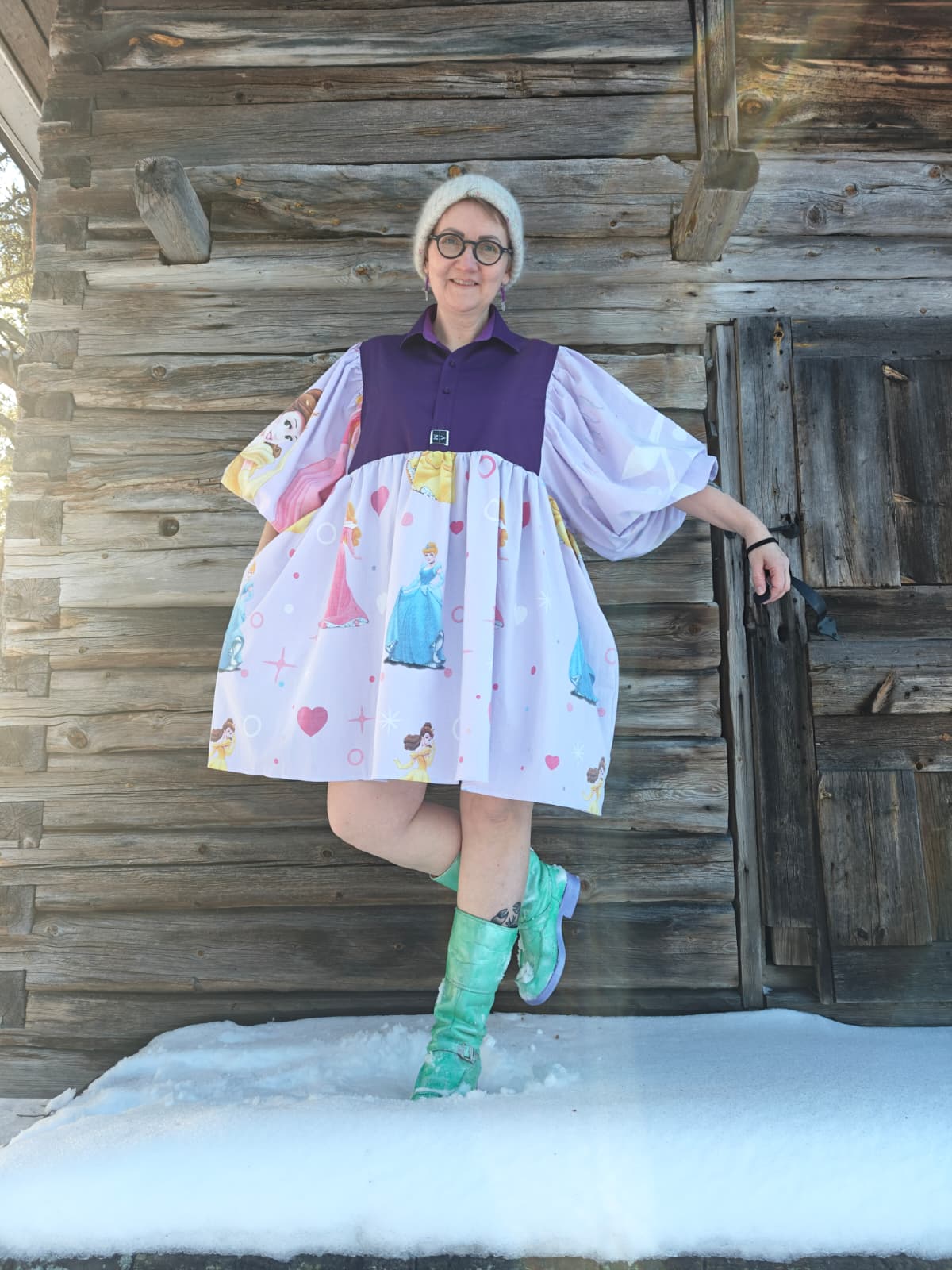 She He Dress Liila Prinsessa