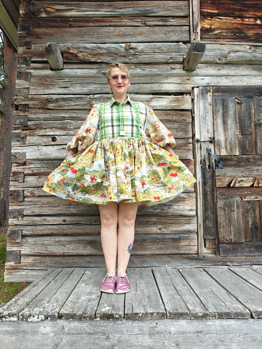 She he Dress Retro nallet