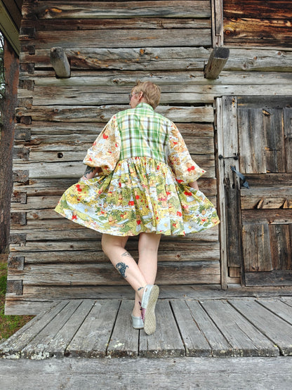 She he Dress Retro nallet