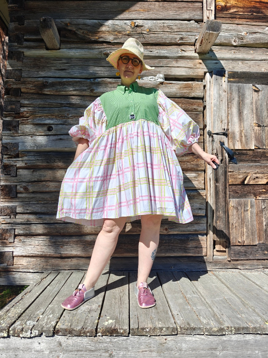 She He Dress Vihreä Ruutu