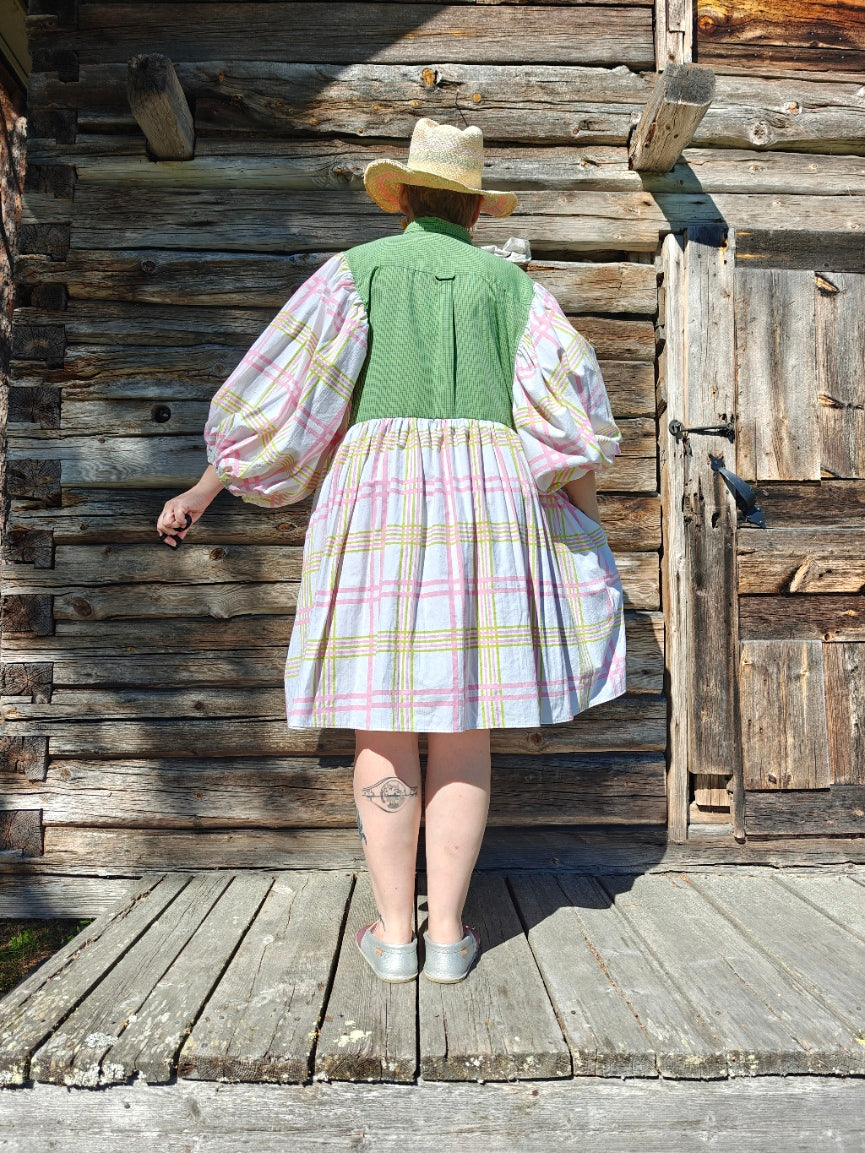 She He Dress Vihreä Ruutu
