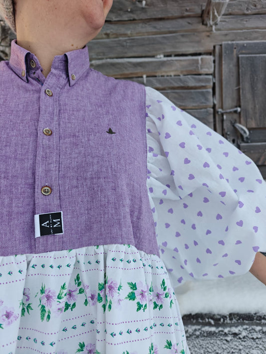 She He Dress Toinen Liila sydän