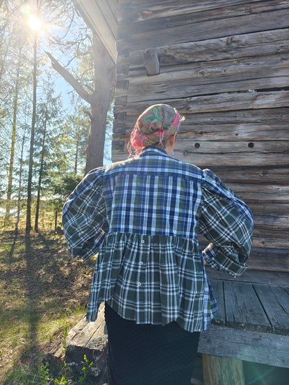 Twin Shirt vihreä sininen ruutu