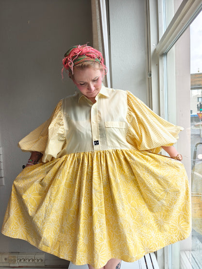 She He Dress voinkeltainen